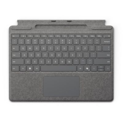 image Microsoft Clavier Surface Pro Keyboard (Clavier Seul avec Emplacement pour Stylet) - Platine