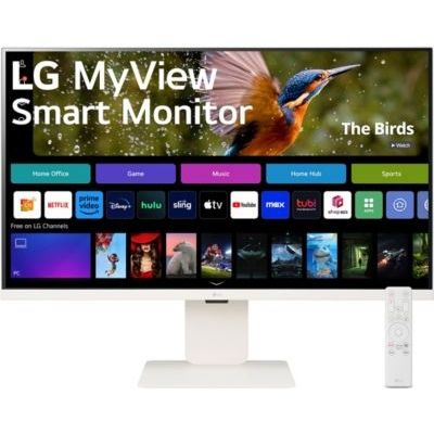 image LG LG MyView Smart Monitor 32SR83U-W.AEU Tout-en-Un 32, Dalle IPS résolution FHD (3840x2160), 5ms GtG 60Hz, HDR 10, DCI-P3 95%, inclinable, réglable en Hauteur