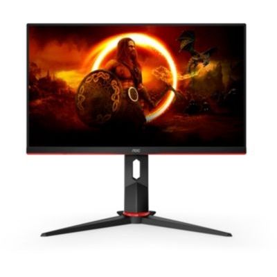 image AOC Gaming Q24G2A - Écran QHD 24 pouces, 165 Hz, 1 ms MPRT, FreeSync Premium, G-Sync comp., (2560x1440, HDMI, DisplayPort) noir/rouge