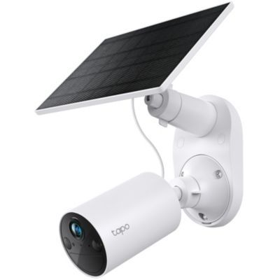 image TP-Link Tapo Smart Home Solar Powered Security Camera Kit, Wireless, 2K 3MP, IP65, Color Night Vision, Person Detection, Notification, No Hub Required, SD Card Slot, App Remote Control (TC82