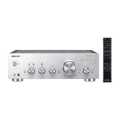 image Pioneer A-70DA(S) Amplificateur stéréo intégré (convertisseur N/A, Puissance 2 x 90 W, préamplificateur symétrique, USB, entrée Phono MM/MC analogique, Finition Aluminium de Haute qualité) Argent