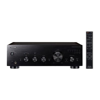 image Pioneer A-70DA(B) Amplificateur stéréo intégré (convertisseur N/A, puissance 2 x 90 W, préamplificateur symétrique, USB, entrée phono MM/MC analogique, finition aluminium de haute qualité) - noir