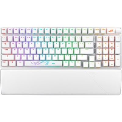 image Clavier gamer sans fil ASUS ROG Strix Scope II 96 Wireless Blanc