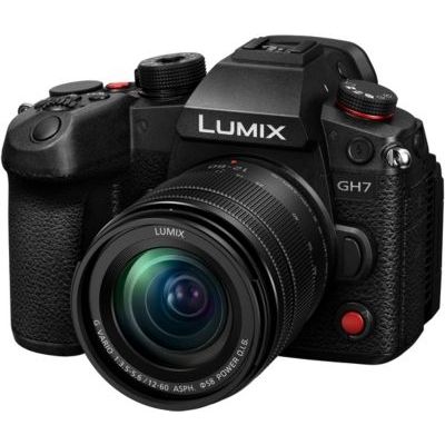 image Panasonic Lumix GH7M | Appareil Photo Hybride Expert + Objectif Lumix 12-60mm (Vidéo illimitée, AF Phase, Audio 32bit, 5.8K Open Gate, ProRes RAW, Log Arri, Slow Motion 4K 120p) – Version Française