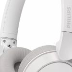 image produit Philips TAH3209WH Casque sans Fil Supra-aural Bluetooth léger, Isolation phonique Passive, 25 Heures d'autonomie, Son Naturel, appels clairs, Basses dynamiques, Recharge en 2 Heures Via USB-C - Blanc - livrable en France