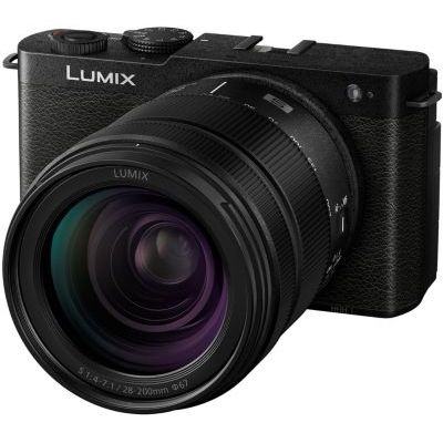 image Panasonic Lumix S9 | Appareil Photo Hybride Plein Format + Objectif Lumix S 28-200mm F4-7.1 (24MP, Autofocus Phase, Double Stab, 6K Open Gate, Rafale AFC 30ips, App. Lumix Lab) – Version Française