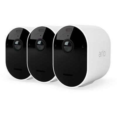 image Arlo Pro 5 2K + Batterie supplémentaire, Caméra de Surveillance WiFi Extérieure sans Fil, Autonomie de 8 Mois, Vision Nocturne Couleur Avancée, Éclairage, Sirène et WiFi Double Bande, Essai Secu