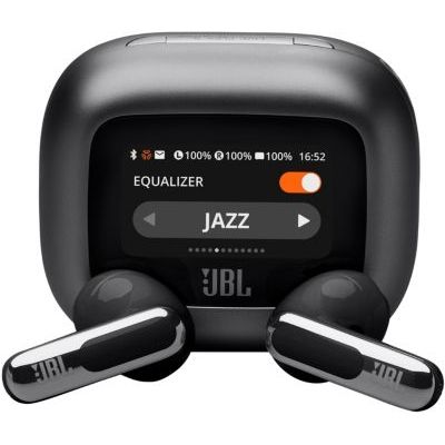 image JBL Live Flex 3, Écouteurs sans Fil, Bluetooth, jusqu'à 50 h d'autonomie, Réduction de Bruit Active, Son Haute fidélité Signature, étanches à l'eau IP54, Noir