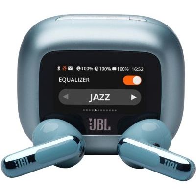 image JBL Live Flex 3, Écouteurs sans Fil, Bluetooth, jusqu'à 50 h d'autonomie, Réduction de Bruit Active, Son Haute fidélité Signature, étanches à l'eau IP54, Bleu