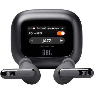image JBL Live Beam 3, Écouteurs sans Fil avec Oreillettes, Bluetooth, jusqu'à 48 h d'autonomie, Réduction de Bruit Active, Son Haute fidélité Signature, étanches à l'eau IP55, Noir