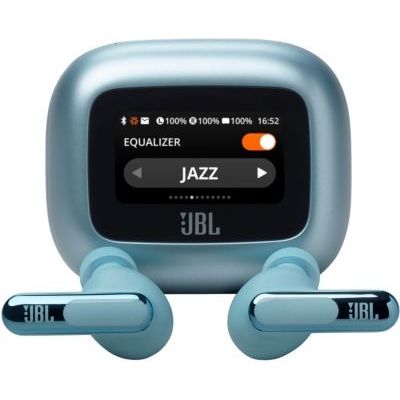 image JBL Live Beam 3, Écouteurs sans Fil avec Oreillettes, Bluetooth, jusqu'à 48 h d'autonomie, Réduction de Bruit Active, Son Haute fidélité Signature, étanches à l'eau IP55, Bleu