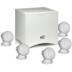 image produit Pack enceinte Home Cinéma CABASSE Alcyone 3 Système blanc mat