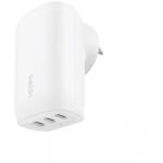 image produit Belkin BoostCharge Chargeur Secteur 3 Ports USB-C avec PPS de 67 W (pour appareils USB-C PD 3.1 comme l’iPhone 15 (Tous modèles), MacBook Pro, AirPods, Galaxy, etc., câble USB-C vers USB-C Inclus) - livrable en France