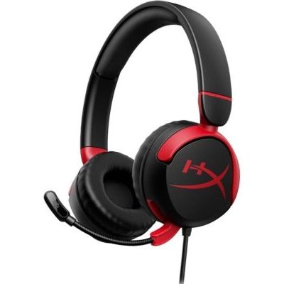 image HyperX Cloud Mini Casque de Gaming Filaire pour Enfants, Limite Volume 85 DB, pour PC/Switch/PS/Chromebook/Xbox/Mobile, Rouge/Noir