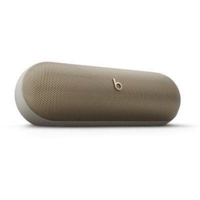 image beats Pill – Enceinte sans Fil Bluetooth et Recharge Mobile Via USB-C – Jusqu'à 24 Heures d'autonomie, résistance à l'eau (IP67), compatibilité Apple et Android, Microphone intégré – Champagne