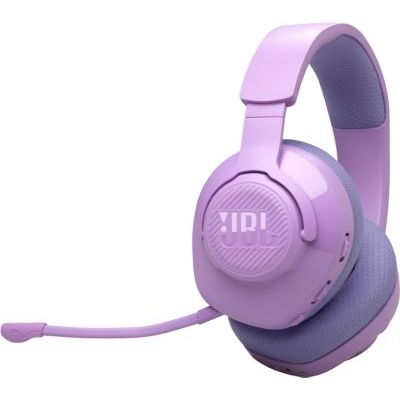 image JBL Quantum 360 Casque gaming circum-auriculaire sans fil, double connexion 2,4 GHz et Bluetooth, autonomie 22 h, micro amovible, compatible avec plusieurs plateformes, violet