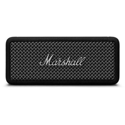 image Marshall Emberton II Enceintes Bluetooth Portables, sans Fil, IP67 Résistant à la Poussière et à l'eau, Plus de 30 Heures de Lecture, Charge Rapide - Noir & Acier