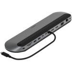 image produit Belkin Connect Station d'accueil USB-C 11-en-1 Dock Pro (prise en charge de 3 moniteurs, Silicon Motion, Macbook, Windows, Chromebook, PD de 100 W, transfer de 10 Gbit/s, Ethernet de 2,5 Gbit/s, noir)