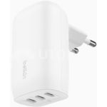 image produit Belkin BoostCharge Chargeur Secteur 3 Ports USB-C avec PPS de 67 W (pour appareils USB-C PD 3.1 comme l’iPhone 16 (Tous modèles), MacBook Pro, AirPods, Galaxy, etc., câble USB-C vers USB-C Inclus) - livrable en France