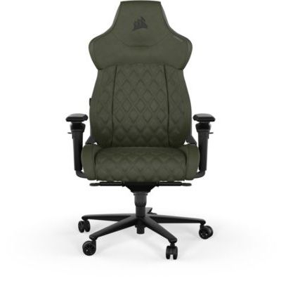 image Corsair TC500 Luxe Fauteuil Gaming – Tissu Respirant de Qualité Supérieure – Sièges Larges – Accoudoirs Réglables dans Cinq Directions – Support Lombaire Réglable – Sherwood