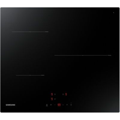 image Samsung NZ63T3706A1/UR Plaque d'induction 3 feux, Touch Control, 9 niveaux + Boost, 7,2 kW, 590 x 60 x 520 mm