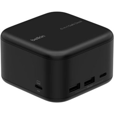 image Belkin Connect Station d'accueil GaN USB-C 6-en-1 Core, 130 W, Dock multiport avec PD 96 W, Ports USB-C, USB-A, Gigabit Ethernet et HDMI 4K, pour MacBook Pro, Ordinateurs Portables PC et Chromebook