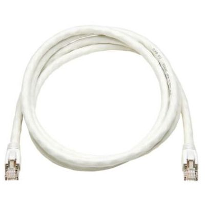 image Eaton Câble réseau Sans-Accroc Cat8, Câble Patch Réseau Certifié 25G/40G, 22 AWG S/FTP, PoE, 1,8 m, Blanc (N272-006-WH)