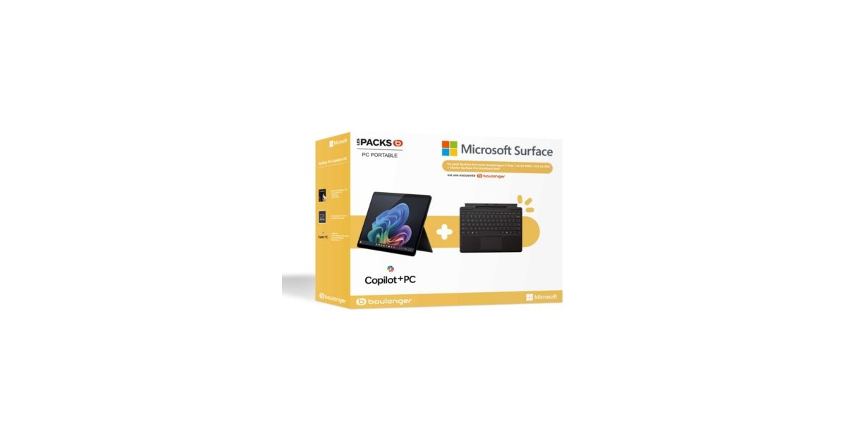 Comparer Les Prix Pc Hybride Microsoft Pack Surface Pro X Plus