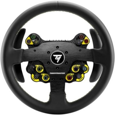 image Thrustmaster EVO Racing 32R Cuir, jante ronde gainée de cuir et moyeu amovible, pour PC et consoles