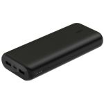 image produit Belkin BoostCharge Batterie Externe 20000mAh 3 Ports avec PD 20W, Power Bank, Batterie Portable pour iPhone 16, 15, 14, 13, 12, AirPods, Galaxy, Pixel, etc., Design Compact, câble USB-C vers USB-C