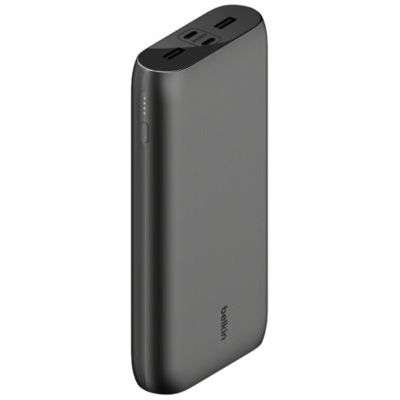 image Belkin BoostCharge Batterie Externe 4 Ports (26000mAh, Ports USB-C et USB-A, Recharge Rapide USB-C Power Delivery, pour iPhone 16, 15, 14, 13, 12, iPad, Galaxy S24, S23, Google Pixel)