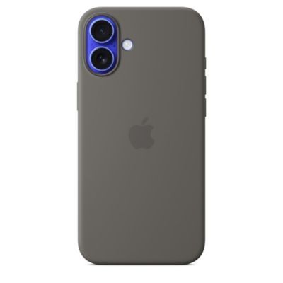 image Apple Coque en Silicone avec MagSafe pour iPhone 16 Plus - Gris minéral ​​​​​​​