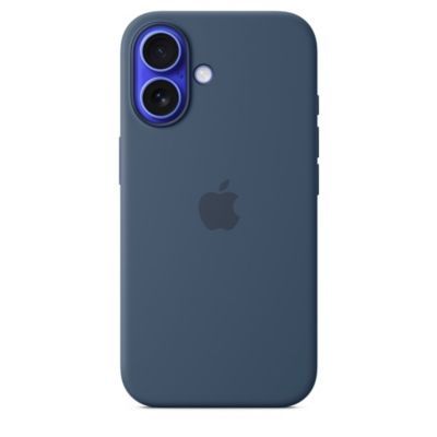 image Apple Coque en Silicone avec MagSafe pour iPhone 16 - Denim ​​​​​​​