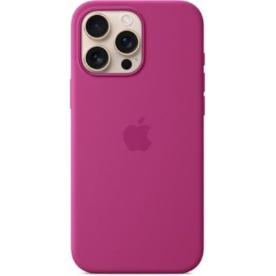 image Apple Coque en Silicone avec MagSafe pour iPhone 16 Pro Max - Fuchsia ​​​​​​​