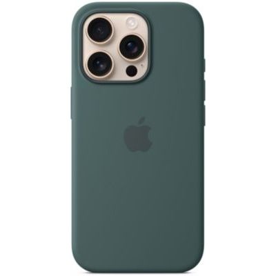 image Apple Coque en Silicone avec MagSafe pour iPhone 16 Pro - Vert lacustre ​​​​​​​