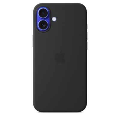 image Apple Coque en Silicone avec MagSafe pour iPhone 16 Plus - Noir ​​​​​​​