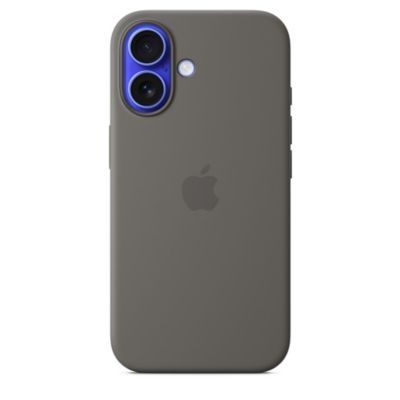 image Apple Coque en Silicone avec MagSafe pour iPhone 16 - Gris minéral ​​​​​​​