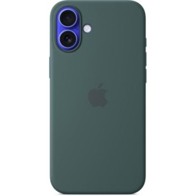 image Apple Coque en Silicone avec MagSafe pour iPhone 16 Plus - Vert lacustre ​​​​​​​