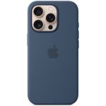 image produit Apple Coque en Silicone avec MagSafe pour iPhone 16 Pro - Denim ​​​​​​​