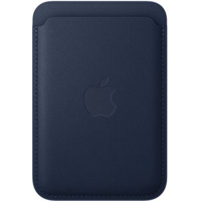 image Porte-cartes APPLE en tissage fin bleu