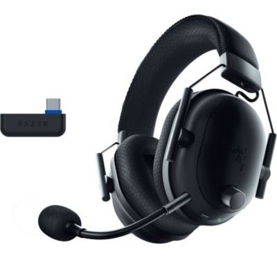 image Razer Blackshark V2 Pro (Playstation) - Casque E-Sport sans Fil pour Playstation 5 (Triforce 50mm Driver, HyperSpeed Wireless, FPS Audio Profile, Microphone HyperClear détachable) Noir