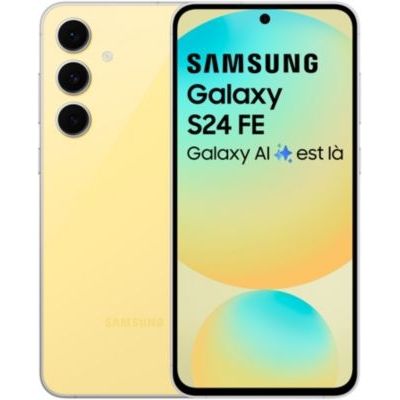 image Smartphone SAMSUNG Galaxy S24 FE 5G Jaune 128Go