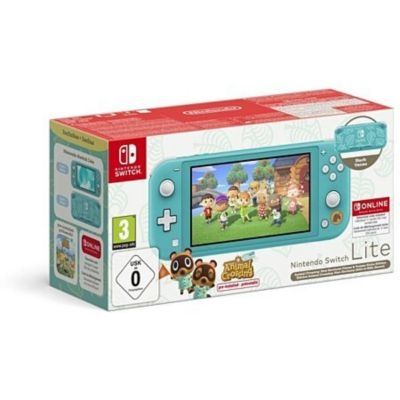 image Console Nintendo Switch Lite Edition Animal Crossing : New Horizons (Méli et Mélo Hawaï)