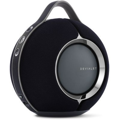 image Enceinte portable DEVIALET Mania deep black avec chargeur