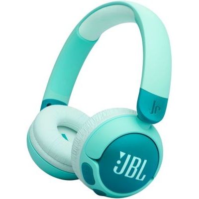 image JBL Junior 320 BT, Casque Supra-auriculaire sans Fil pour Enfants, avec Microphone intégré, Bluetooth, Safe Sound, Coussinets Confortables, Set d'autocollants, Design Pliable, Vert