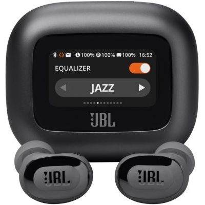 image JBL Live Buds 3, Écouteurs sans fil, Bluetooth, jusqu'à 40 h d'autonomie, Réduction de Bruit Active, son haute fidélité JBL Signature, étanches à l'eau IP55, noir