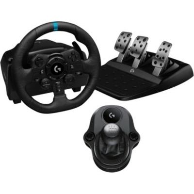 image Volant + Levier de vitesses + Pédalier LOGITECH G923 SE Playstation