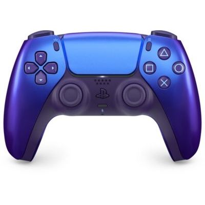 image Sony, Manette PlayStation 5 officielle DualSense, Sans fil, Batterie rechargeable, Bluetooth, Compatible avec PS5, Couleur : Chroma Indigo