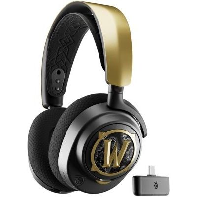 image SteelSeries Arctis Nova 7 - Casque sans Fil Multi-Plateforme - World of Warcraft Edition - Objets en Jeu Inclus - 2,4 GHz + Bluetooth mixable - Batterie USB-C 38h - Playstation, PC, Switch