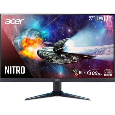 ACER Nitro VG0 (VG270UEbmiipx) 27" QHD Gaming Monitor 68,6 cm (27,0 Zoll), 100Hz, HDR, 2X HDMI, 1x DP, Audio Out